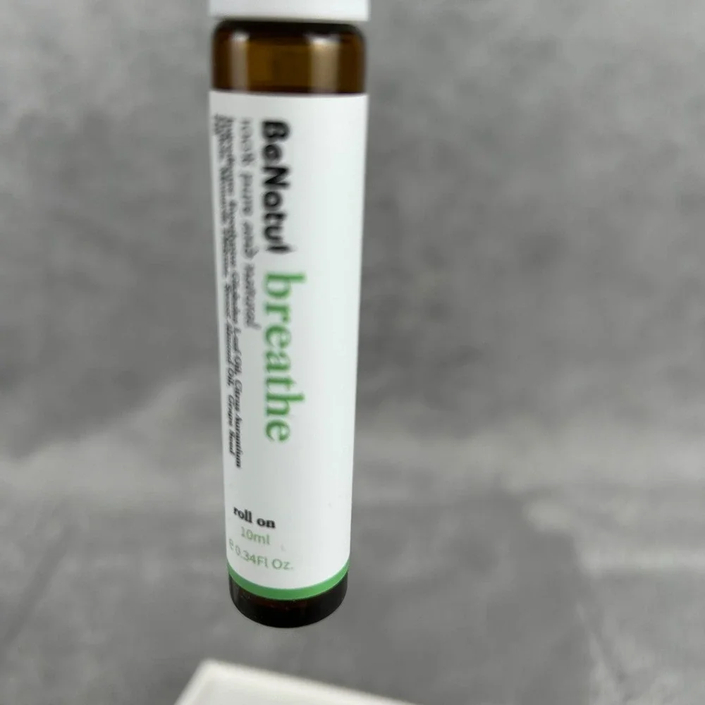 BeNatu Essential Oil Roll On Set 3pk Breathe Focus Happiness 10ml Aromatherapy